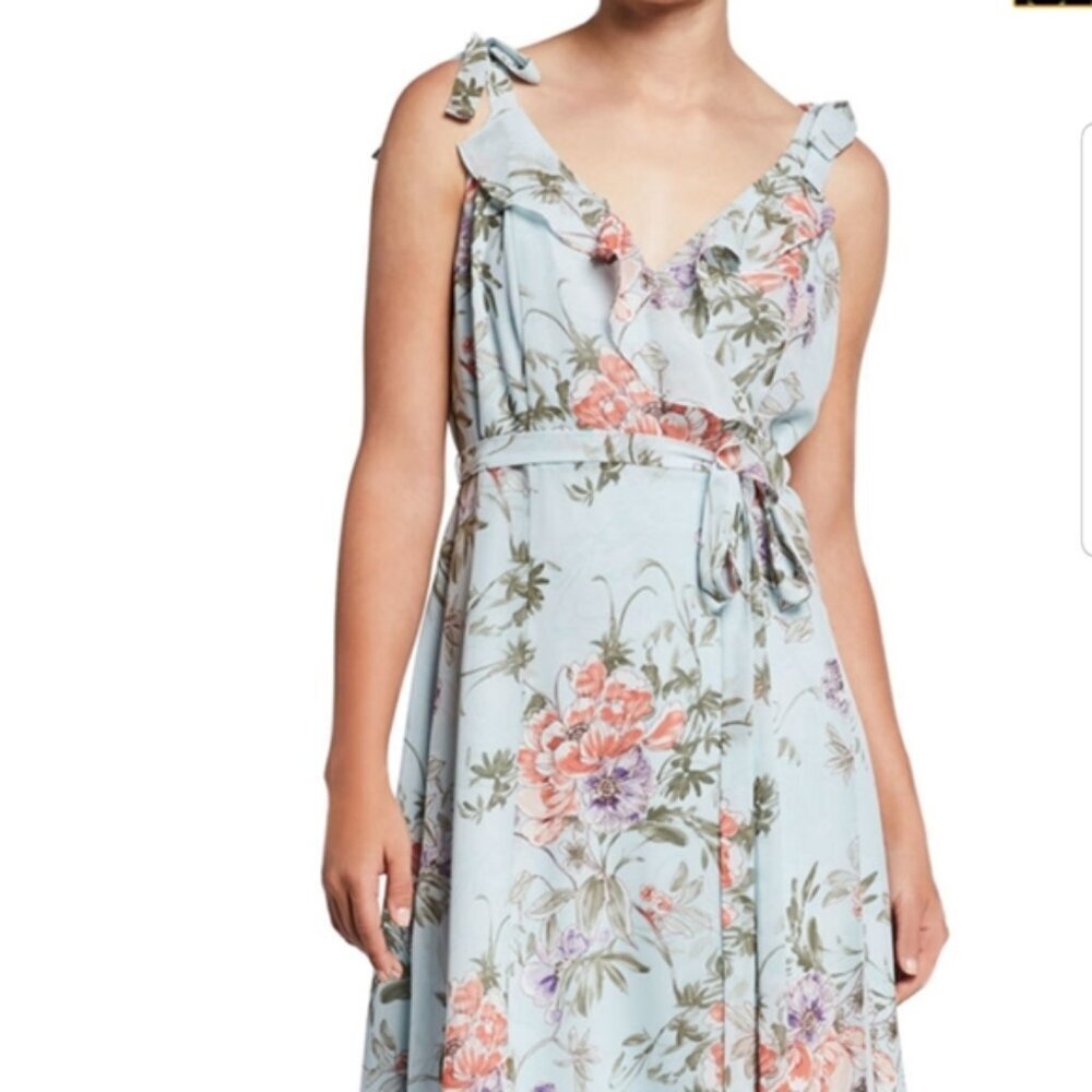 NWT Nanette Lepore Floral Wrap Dress  Women's size 8 (304)